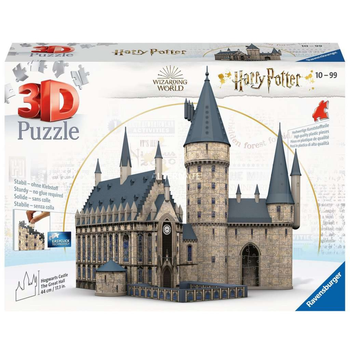 Puzzle 3D Ravensburger Harry Potter Zamek Hogwart 44 x 21 x 42 cm 540 elementów (4005556112593)
