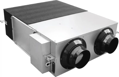 Приточно-вытяжная установка с рекуперацией тепла Idea AHE-25W и зимним догревом