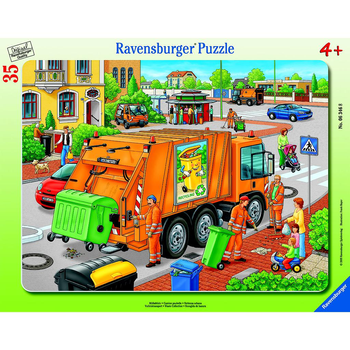 Figurkowe puzzle Ravensburger do zbierania odpadów 32.5 x 24.5 cm 35 elementów (4005556063468)