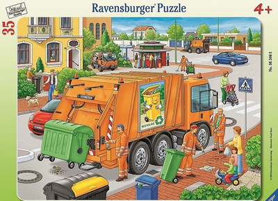 Figurkowe puzzle Ravensburger do zbierania odpadów 32.5 x 24.5 cm 35 elementów (4005556063468)