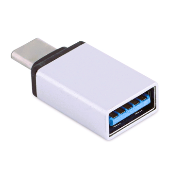 Переходник с телефона на флешку OTG USB - Type-C 3945 white
