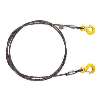 Буксировочный трос из стального каната Load-Tech 4 т, 7.5 м (крюк-крюк)