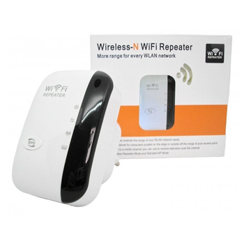 Бездротовий репітер підсилювач сигналу WI-FI білий