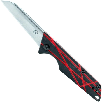 Нож складной карманный с фиксацией Slip joint StatGear LEDG-RED Ledge Black/Red 155 мм