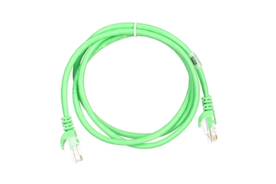 Патч-корд 2E Cat 5e 1.2 м з екранованою крученою парою UTP Зелений (2E-PC5ECOP-120GRN)