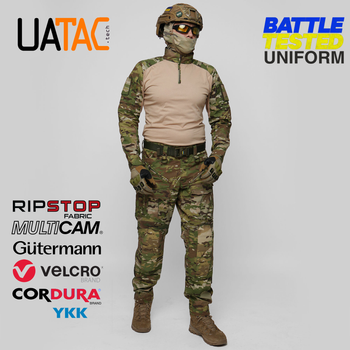 Комплект штурмові штани + убакс UATAC Gen 5.4 Мультикам 3XL