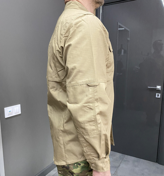 Армійська сорочка, Койот, розмір XL, Yakeda, тактична сорочка для військового