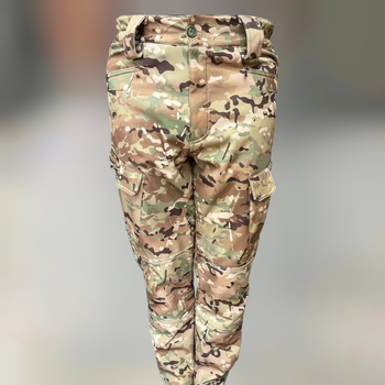 Штани штани флісові утеплені тактичні софтшел розмір мультикам, зимові для військових xxl, sword, single