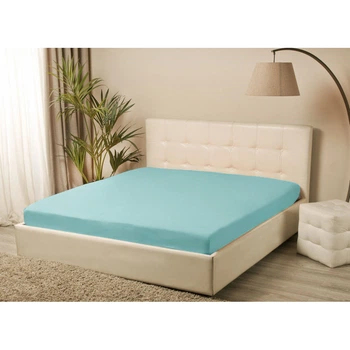 Простирадло трикотажне на резинці Iris Home - Бірюзовий 160*200+25 (svt-2000022307161)
