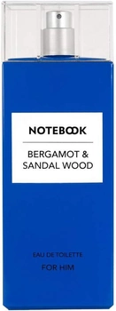 Туалетна вода для чоловіків Notebook Fragrances Bergamot & Sandal Wood 100 мл (8004995638394)