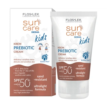 Солнцезащитный крем FLOSLEK для детей с пребиотиками из SPF 50+, 50 мл