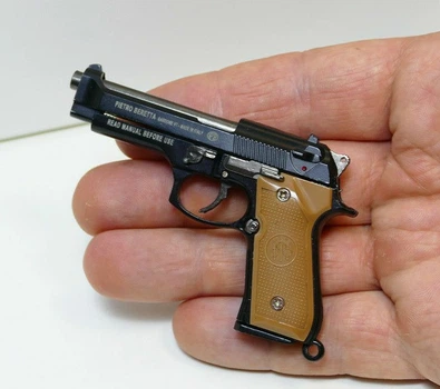 Сувенирный Пистолет Pietro Bereta M92 Black Мини Пистолет (00716)