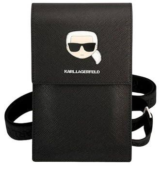 Чохол-сумка Karl Lagerfeld Metal Karl Head Black (3666339051853)