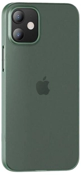 Etui Usams Gentle do Apple iPhone 12 Pro Max Zielony (6958444924601)