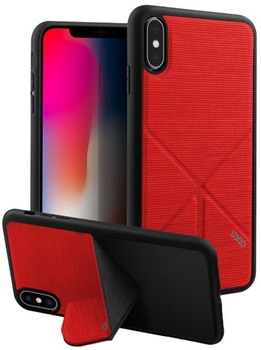 Etui Uniq Transforma Ligne do Apple iPhone X/Xs Czerwony (8886463666494)