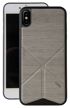 Панель Uniq Transforma Ligne для Apple iPhone X/Xs Ash grey (8886463666043)