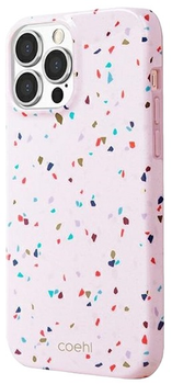 Etui Uniq Coehl Terrazzo do Apple iPhone 13 Pro Max Różowy (8886463678985)