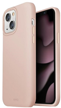 Панель Uniq Lino Hue with MagSafe для Apple iPhone 13 Blush pink (8886463678480)