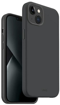 Панель Uniq Lino Hue для Apple iPhone 14 Plus Charcoal grey (8886463681602)