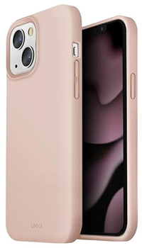 Etui Uniq Lino do Apple iPhone 13 Różowy (8886463678077)