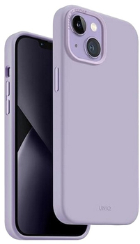 Панель Uniq Lino для Apple iPhone 14 Plus Lilac lavender (8886463682036)