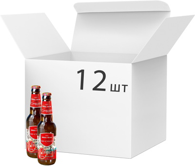 Упаковка слабоалкогольного газованого напою MIKKI BREW комбуча Tropic 6% 0.35 л х 12 шт (14820183002027)
