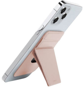 Etui-podstawka Uniq MagSafe Lyft do Apple iPhone Różowy (8886463677773)