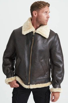 Дублянка Schott NYC з овечого хутра B-3 5651 46