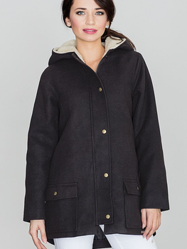 Куртка демісезонна жіноча Lenitif K306 XL Чорна (5902194322775)