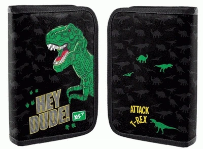Пенал твердий одинарний HP-04 Hey dude чорний 20.5х14 х 3.5 см YES