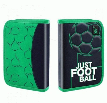 Пенал твердий одинарний HP-02 Football 20.5х14 х 3.5 см YES