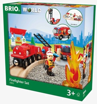Zestaw Brio Rescue Firefighter Set 18 elementów (7312350338157)