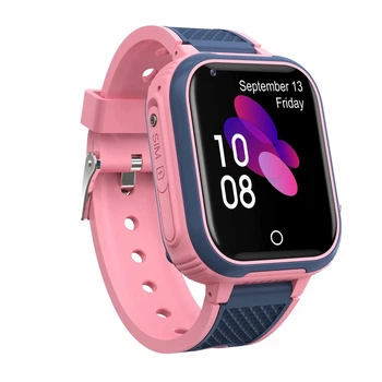 Детские наручные смарт часы Smart Baby Watch LT21 с GPS (Розовый)
