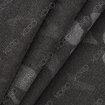 Ткань Кордура камуфляж черная Cordura 1000D 330г/м2 (Турция)