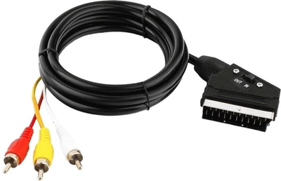 Kabel audio Cablexpert RCA na SCART 1.8 m (8716309076616)