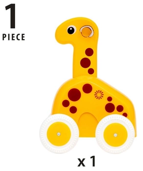 Tocząca się zabawka Ravensburger Brio Push & Go Żyrafa (7312350302295)