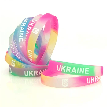 Браслет силиконовый Ukraine светонакопительный (уп 10 шт) 4495414