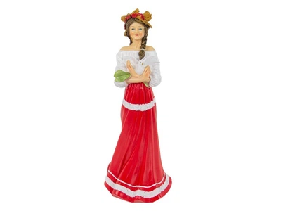 Статуэтка подарочная декоративная из полистоуна Decor Девушка с голубем 6 х 15 см