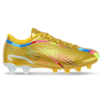 Бутси футбольні Zelart Run Action X28-B розмір 39 Gold-Multicolor