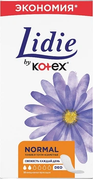 Прокладки щоденні Lidie by Kotex Deo 50 шт (5029053540214)