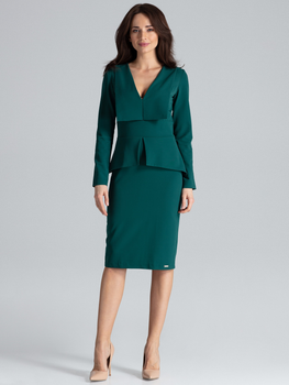 Сукня жіноча Lenitif K491 XL Зелена (5902194354639)