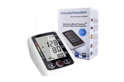 Тонометр на руку Electronic Blood Pressure Monitor (БІЛИЙ) (LY-86) (29-14-16114)