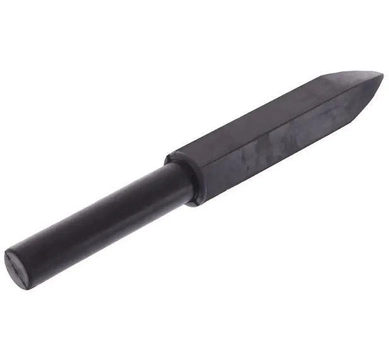 Нож макет Киевгума резиновый для единоборств и тренировок удобная ручка 29×4 см чёрный