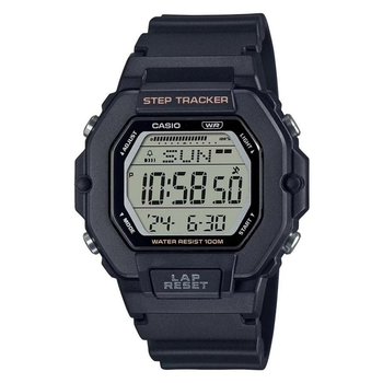 Наручные часы CASIO LWS-2200H-1AVEF Белый/Черный Кварцевый механизм