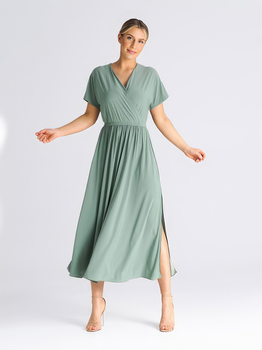 Плаття жіноче Figl M935 L/XL Оливково-зелене (5902194415965)