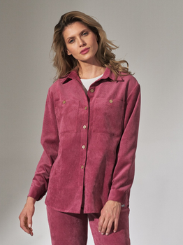 Koszula damska sztruksowa Figl M747 L/XL Różowa (5902194387088)