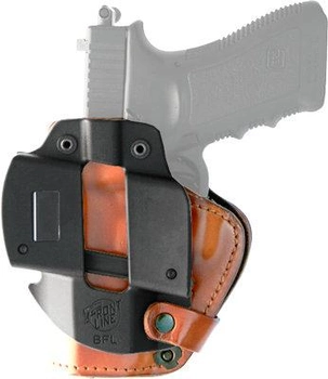 Кобура Front Line відкрита поясна шкіра для револьвера 2'' коричневий (LKC92BR)