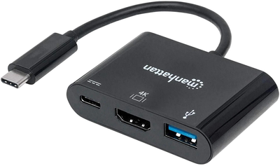 Stacja dokująca Manhattan USB 3.0 + HDMI + USB Type-C (766623152037)