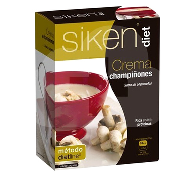 Кремовий суп Siken з шампіньйонами 7 шт (8424657105376)
