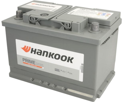 Аккумулятор Hankook 12В 77Ач/780А (R+ стандартные) 277x174x190 B13 (PMF57705)